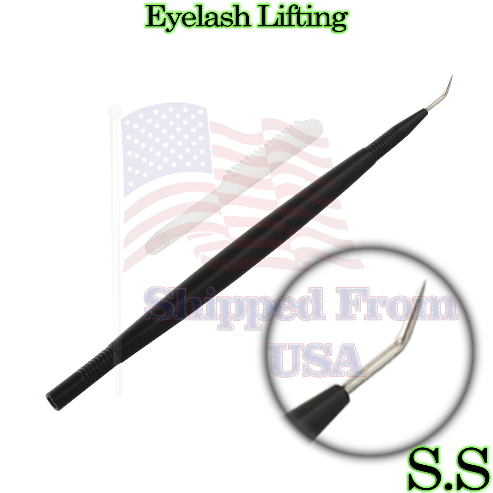 Lash Lift Tool For Lifting And Separating Lashes Black Color