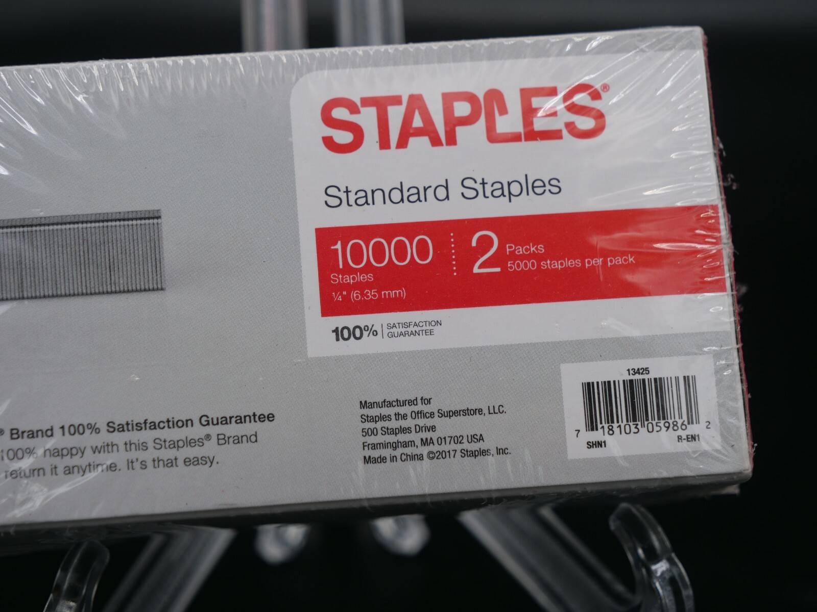 STAPLES Standard Staples 2 Pack 10000 Total