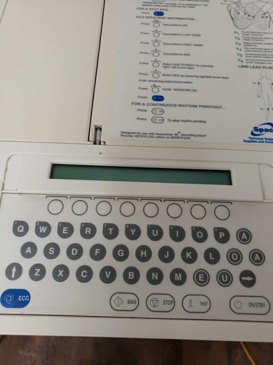 Burdick Eclipse LE Multi Channel Medical ECG EKG Machine JEC1