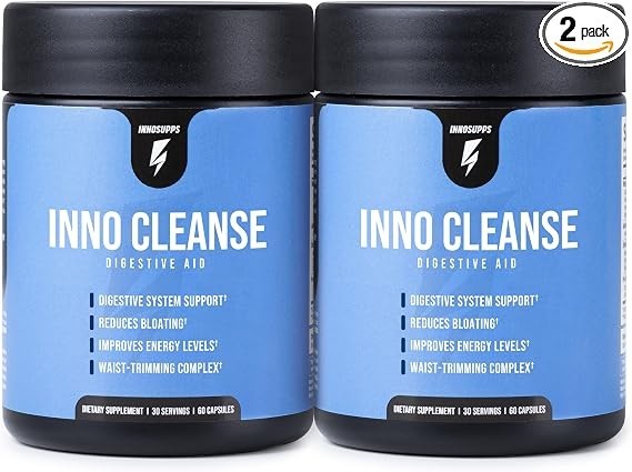 Inno Supps Inno Cleanse Digestive Support Dietary Supplement 60 Capsules - 2 pk