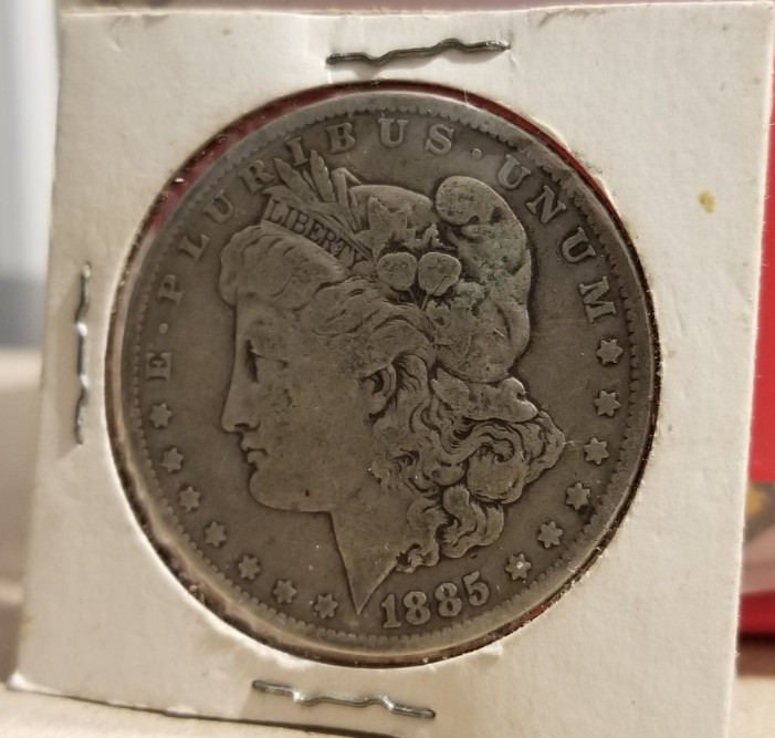 1885 P Morgan Silver Dollar