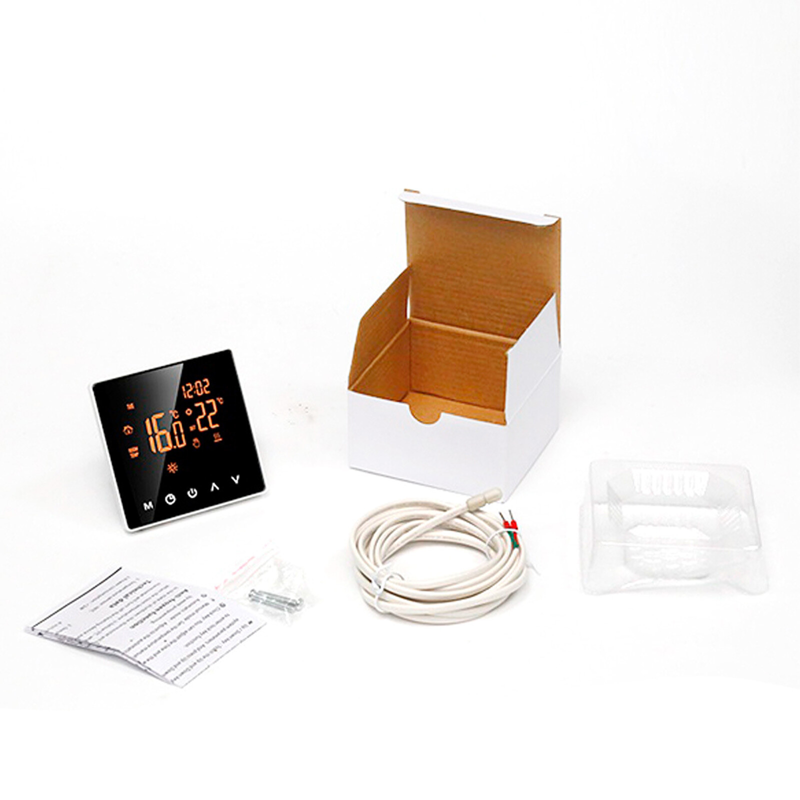 Smart Home Thermostat Programmable Wireless Room Sensor Digital App Control.