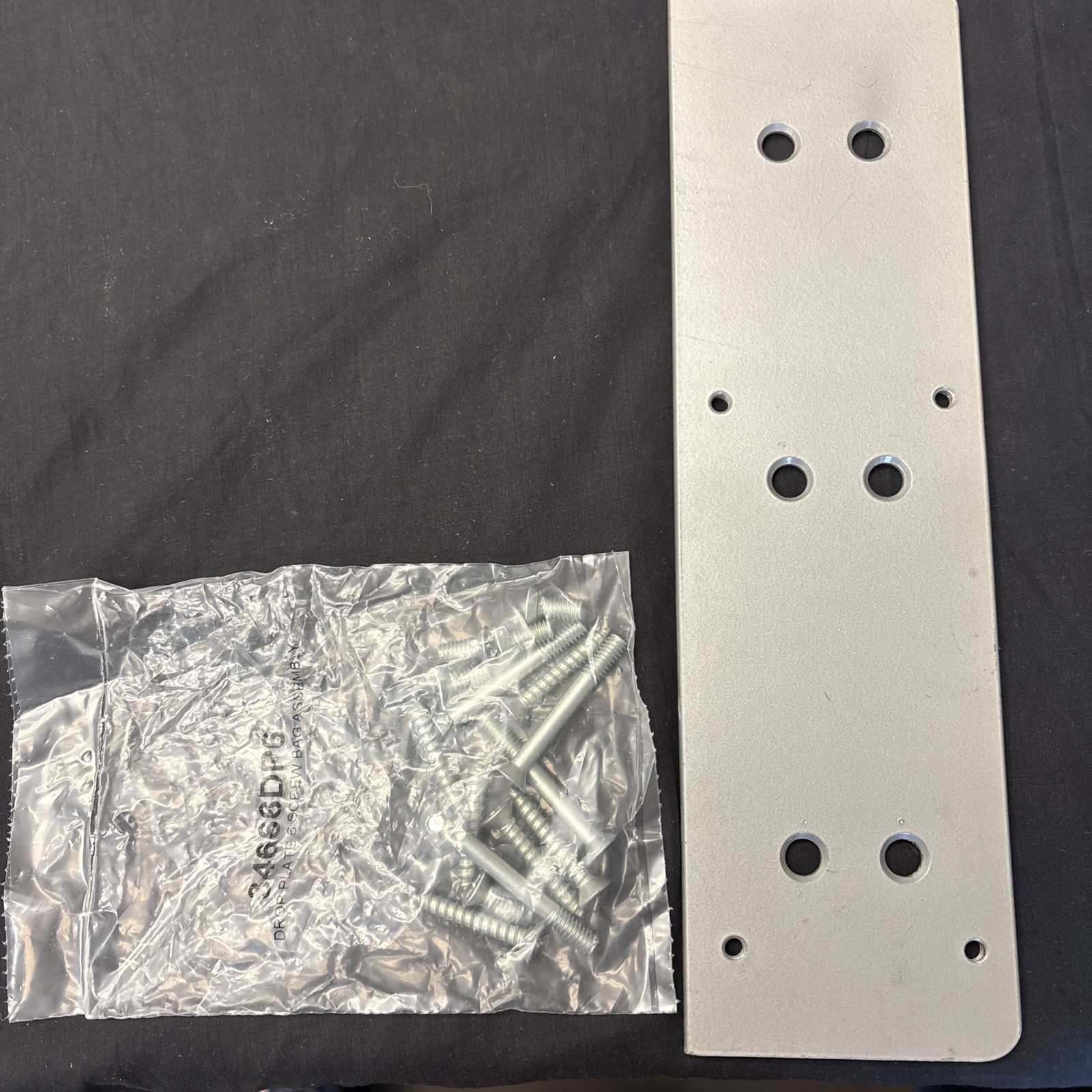 LCN - 4020 - 18 Clear Finish Drop Plate / NOS
