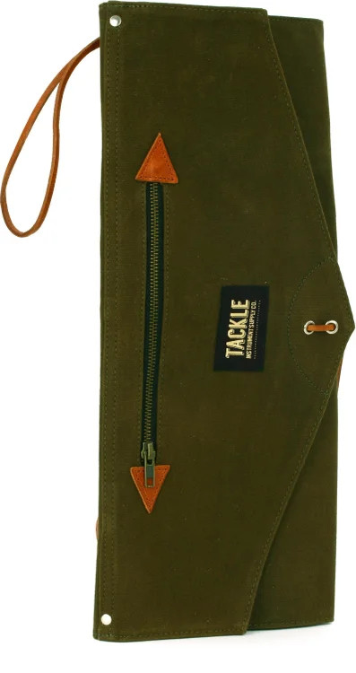 Tackle Instrument Supply Roll Up Stick Case - Forest Green