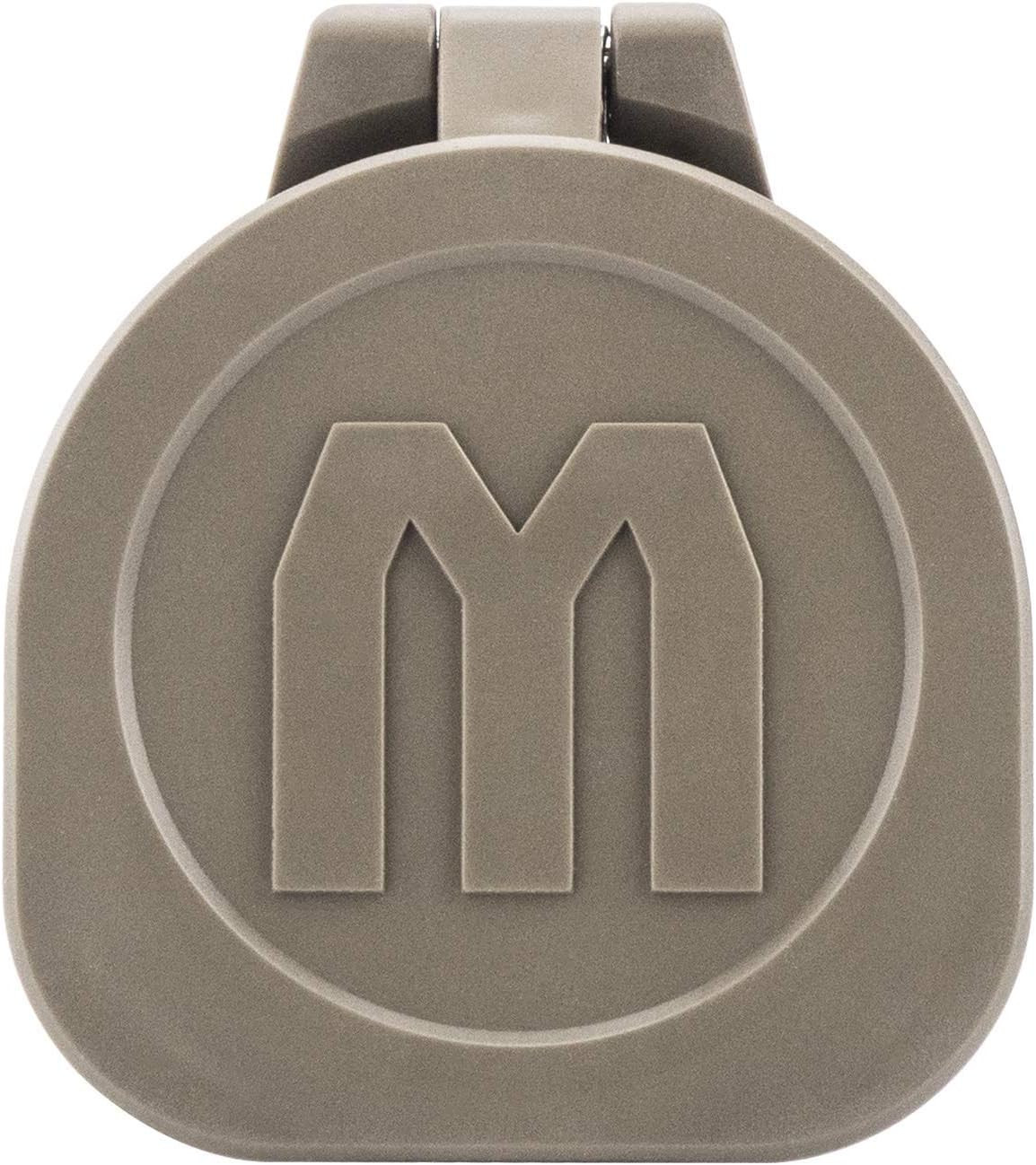 Monstrum Rubberized Flip-Up Rifle Scope Lens Covers | Flat Dark Earth