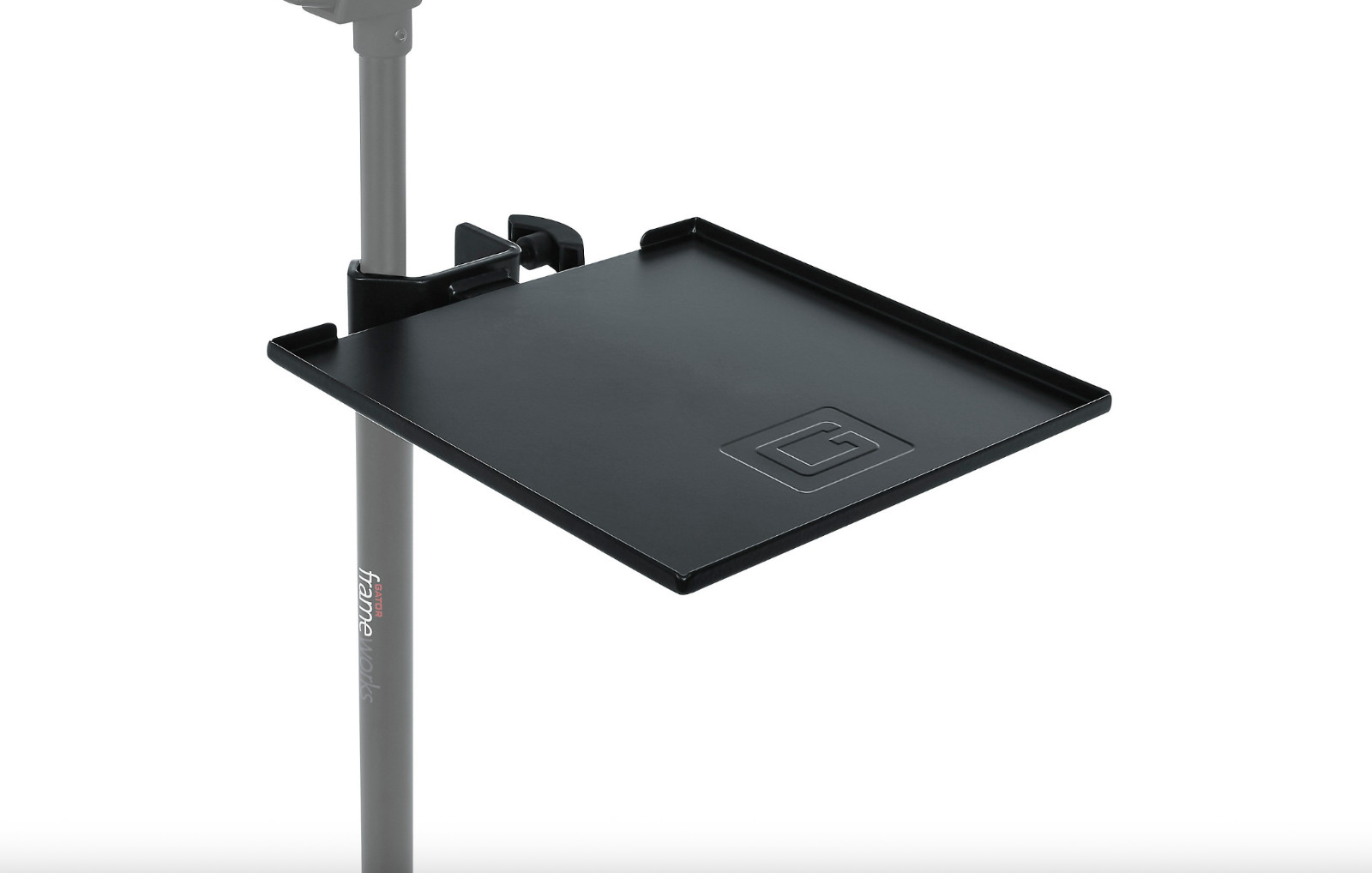 Gator FrameworksCases Microphone Stand Clamp-On Utility Shelf 9" x 9"