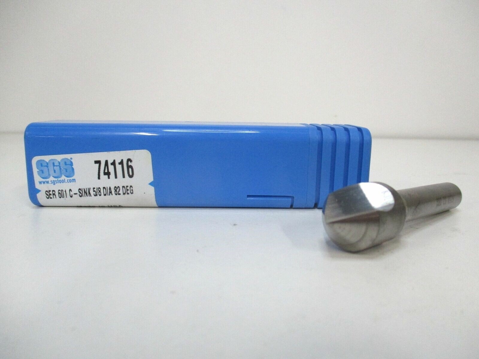 SGS (74116) 5/8" x 3/8" x 5/8" x 3" OAL 1-Flute 82° Solid Carbide Countersink