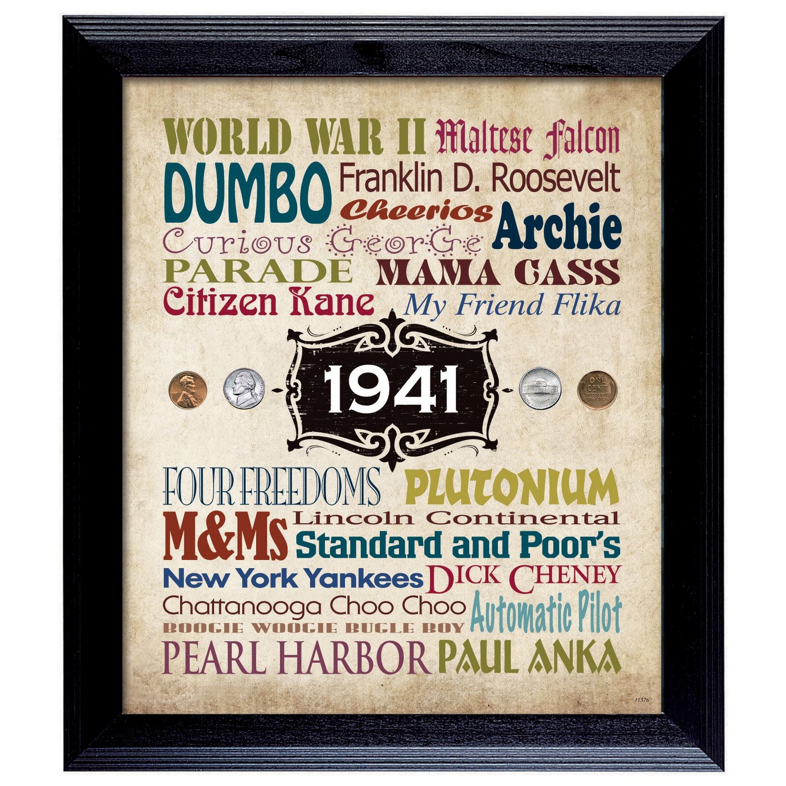 NEW  A Year in Time Celebration Wall Frame Collection 2005