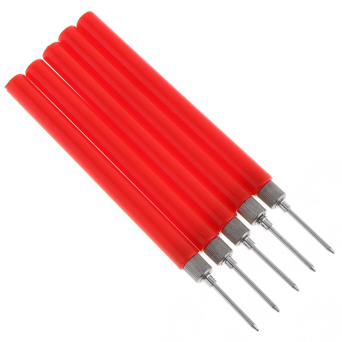 10pcs Test Probes Pin Insulation Piercing Needle Multimeter Test Probe red Black