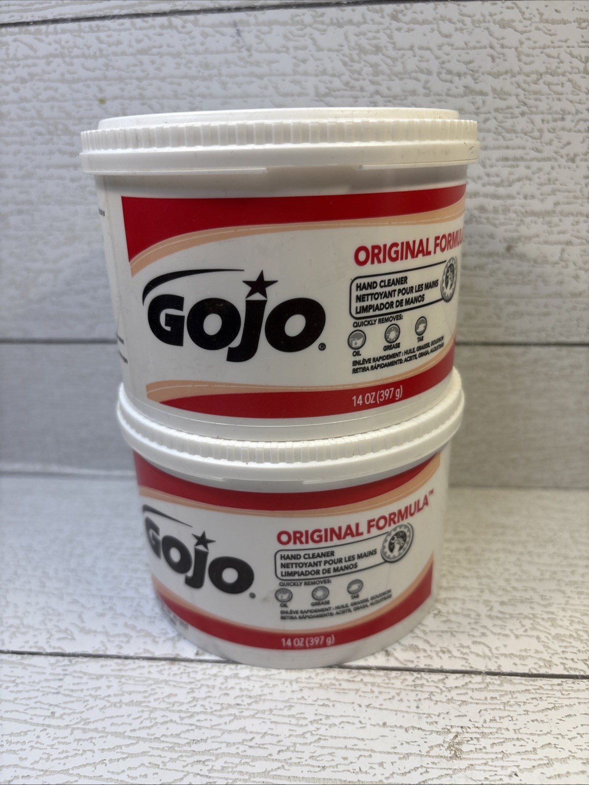 Lot Of 2- Gojo Original Formula Hand Cleaner 14 Ounce New READ DETAILS