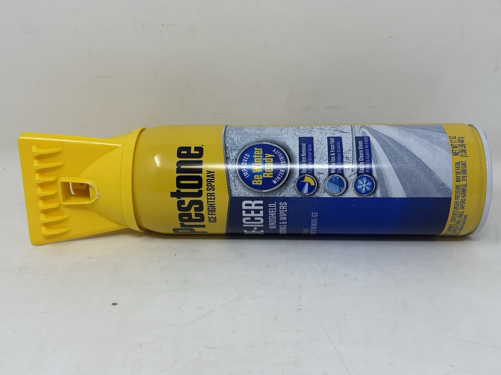 Prestone De-Icer Ice Fighter Spray Windshield Windows Wipers 6 Cans for Winter