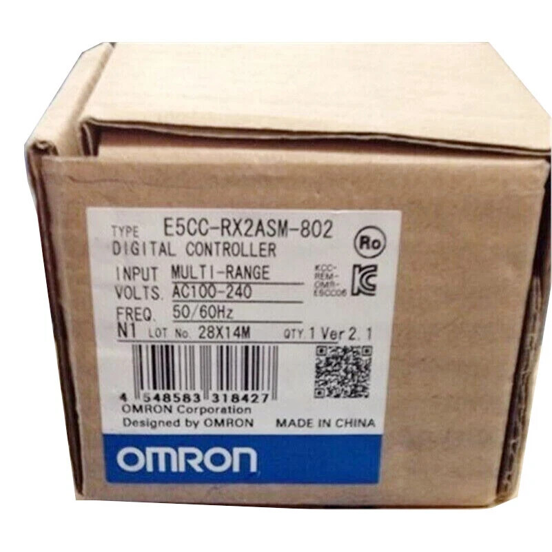 New In Box Omron E5CC-RX2ASM-802 Temperature Controller E5CC-RX2ASM802