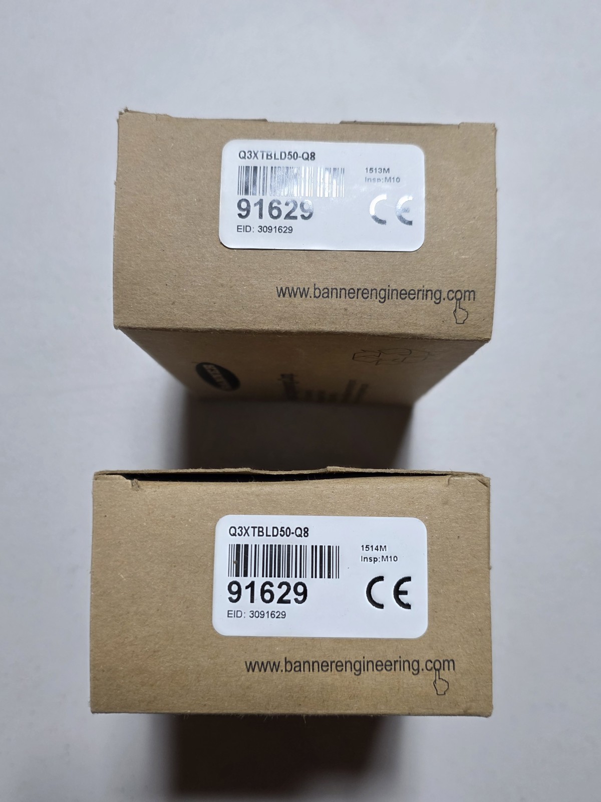 BANNER Q3XTBLD50-Q8 91629 LASER SENSOR, NEW, 2 AVAILABLE