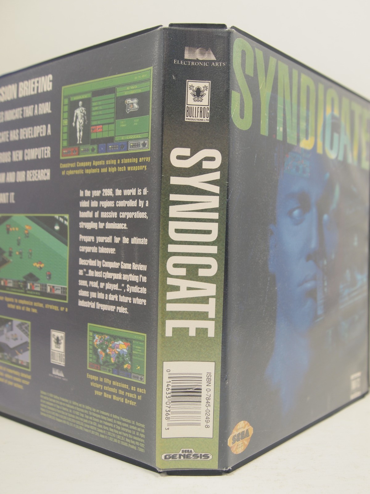 Syndicate Case (SEGA Genesis) Authentic BOX ONLY