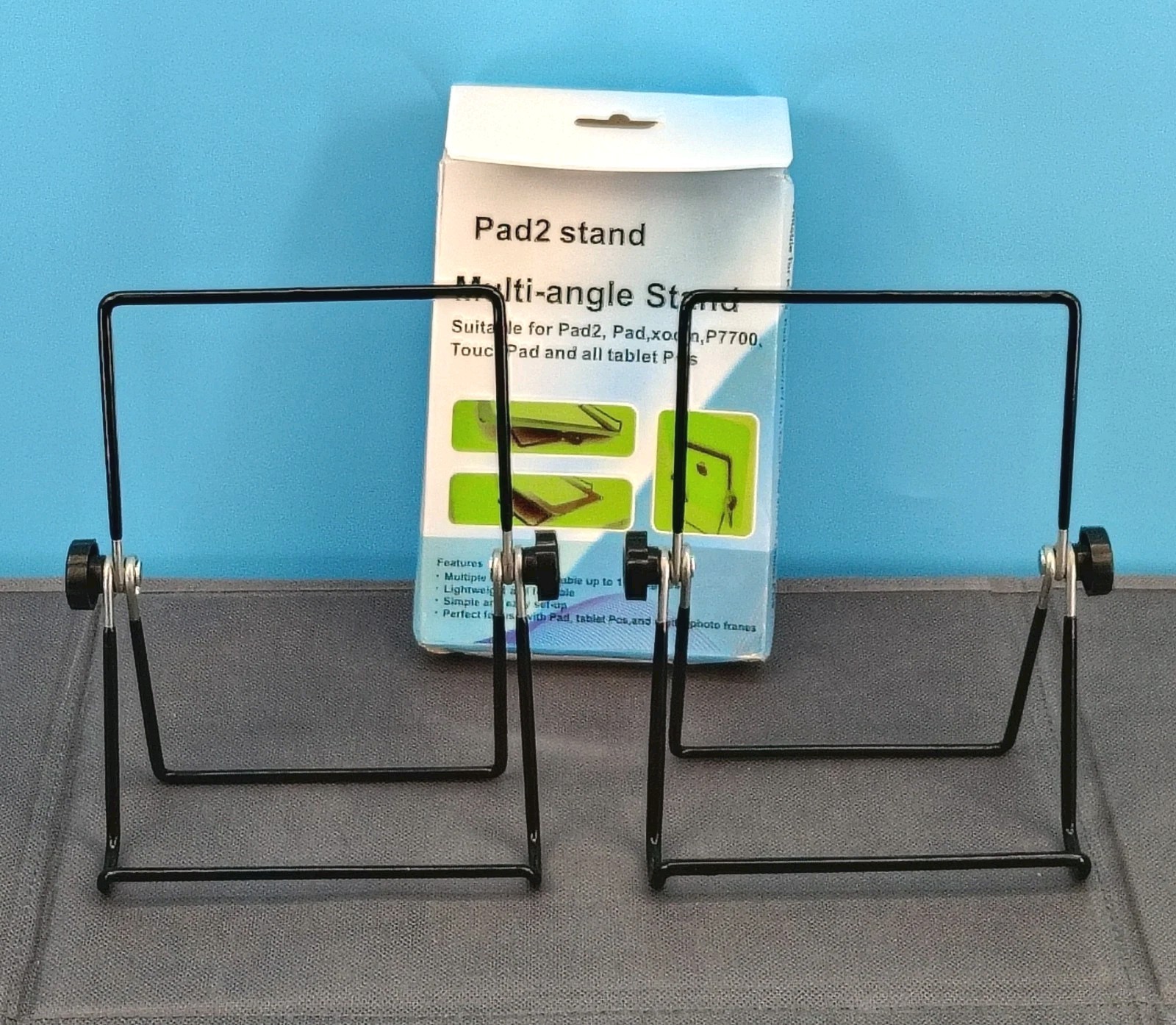 Unbranded 2pc Multi-Angle Tablet Stand Holder for Pad2 and Universal Tablet PC