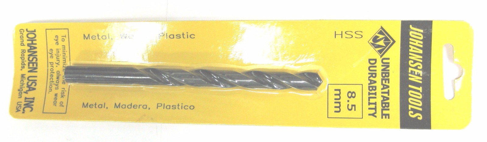2 pcs. 8.5mm Twist Jobbers Drill bits Metric High speed steel cutting hs hss 2pc
