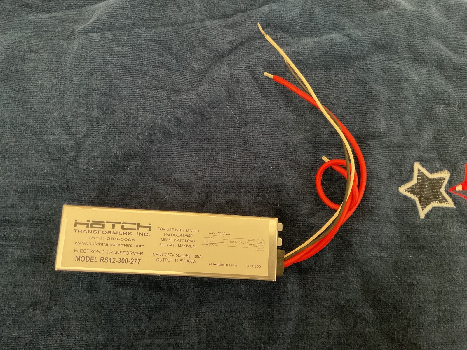 HATCH TRANSFORMER RS12-300-277 FREE SHIPPING