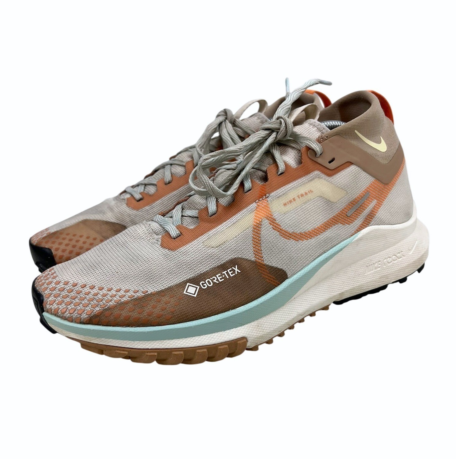 Nike Pegasus Trail 4 GORE-TEX Mens Running Shoes Tan Orange Size 11 - FN8886-181