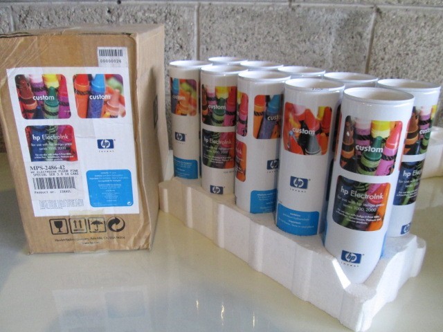 HP Indigo ElectroInk MPS-2486-42 Custom 10 Cans for series press 1000 / 2000