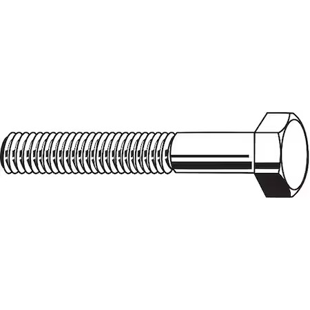 Grade 8, 5/8"-18 Hex Head Cap Screw, Black Oxide Steel, 2 In L, 5 Pk,
