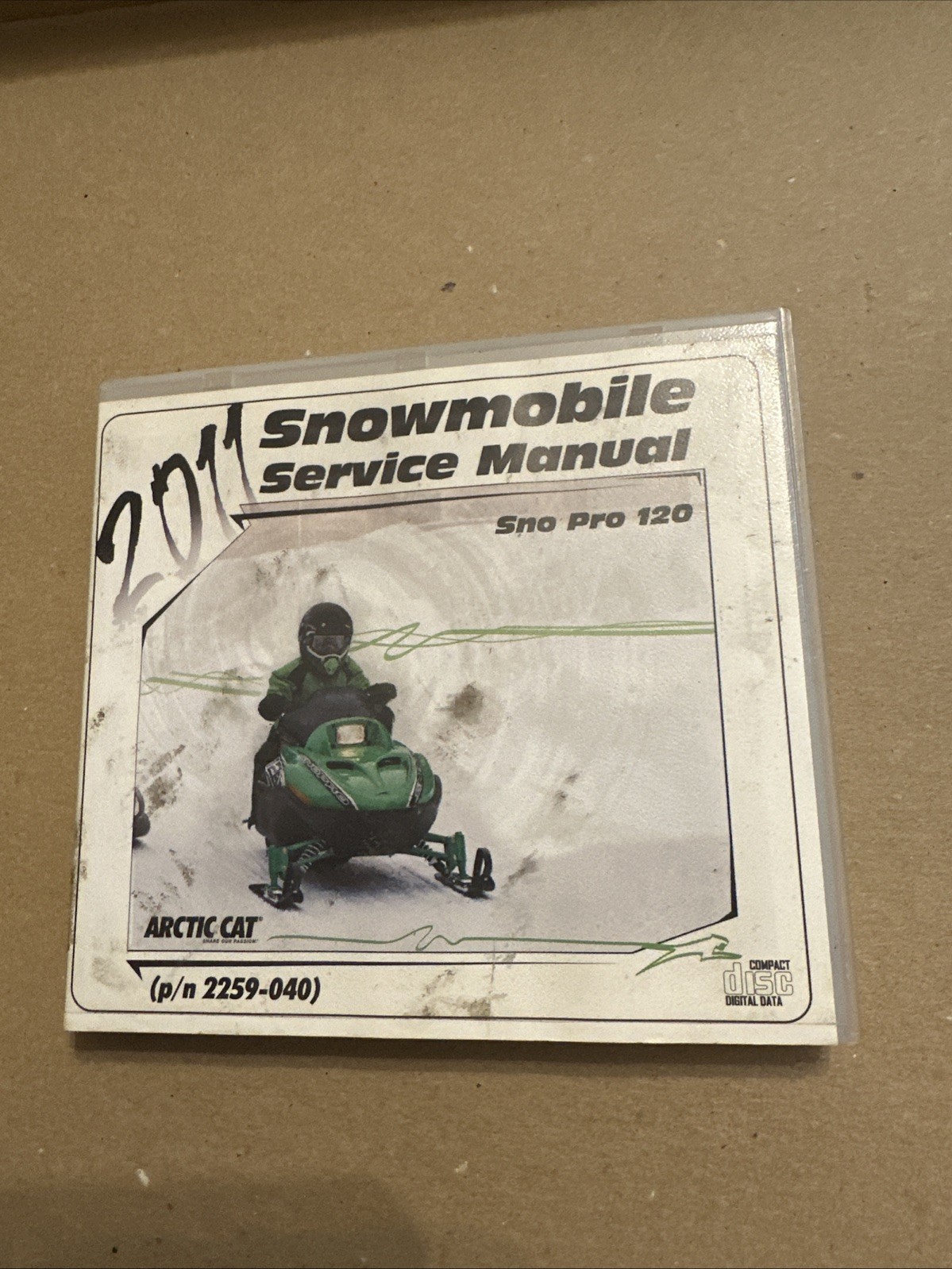 2011 ARCTIC CAT SNO PRO 120 SNOWMOBILE SERVICE MANUAL CD P/N 2259-040 Dealer OEM