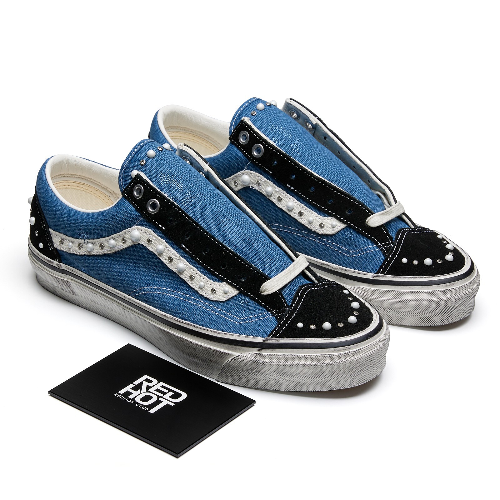 Vans Old Skool 36 LX Pearlized Pack-Black Navy VN000E8VYA6 Ship Now