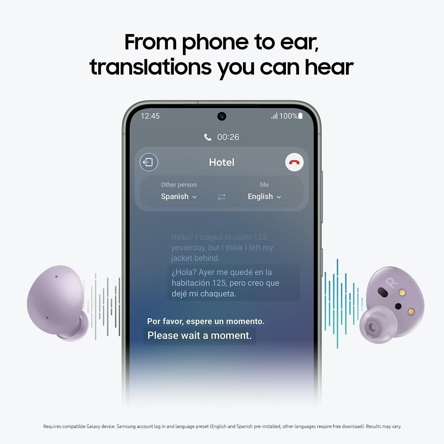 Samsung - Galaxy Buds2 True Wireless Earbud Headphones - White