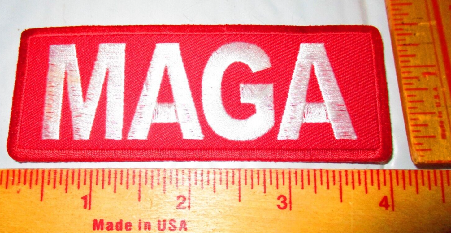 Trump MAGA patch presidential candidate political collectible biker vest emblem