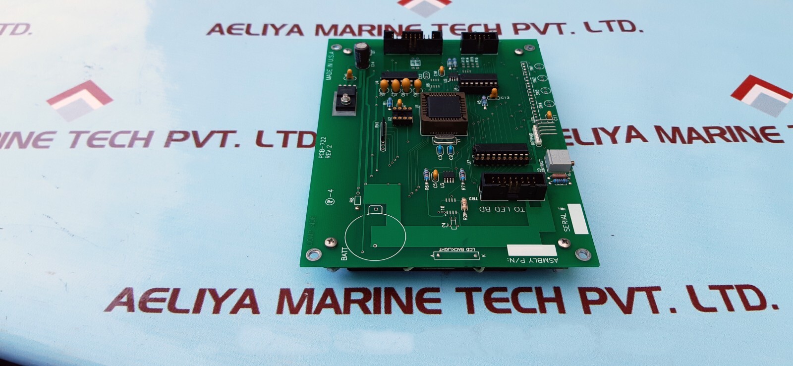 PCB-722 REV 2 Display Main CPU Assembly