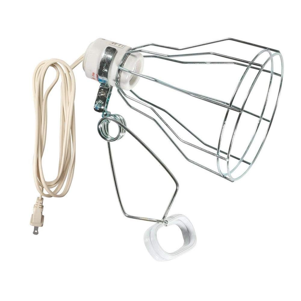 150-Watt 6 ft. 18/2 SPT-2 Incandescent Portable Clamp Work Light with Open Metal