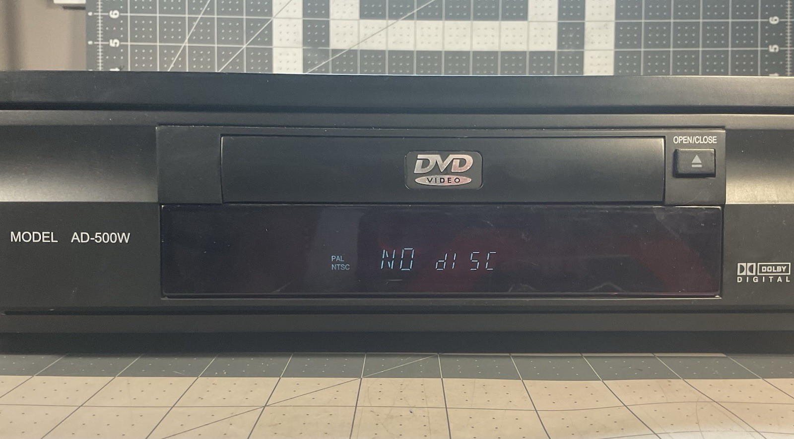 Apex AD-500WM DVD Player No Remote
