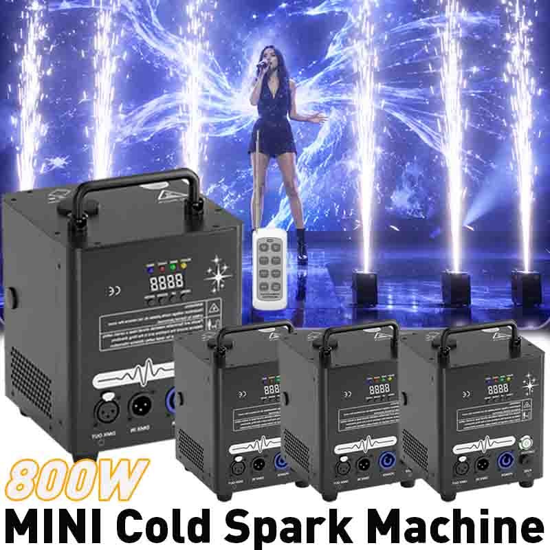 800W Mini Cold Spark Machine Stage Effect DMX Firework Machine Bar Wedding Show