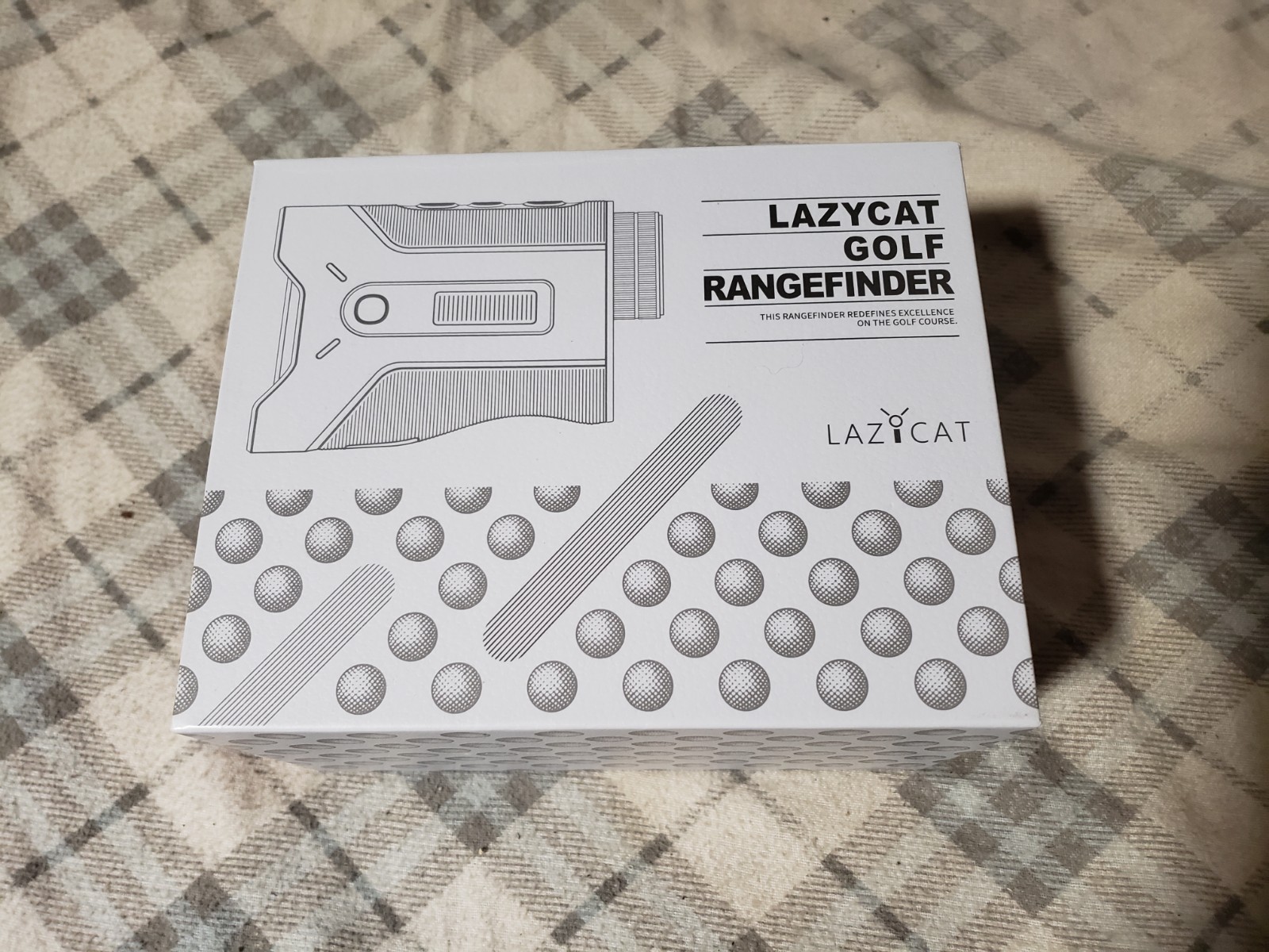 LAZYCAT Golf Rangefinder with Slope 1200Y Laser 7X Flag Lock Rechargeable