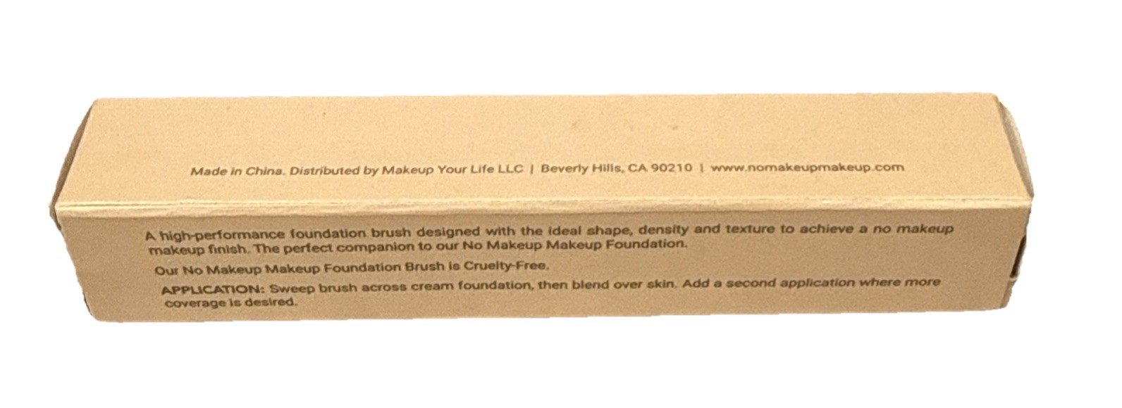 No Makeup Makeup Foundation Brush (NEW IN BOX)