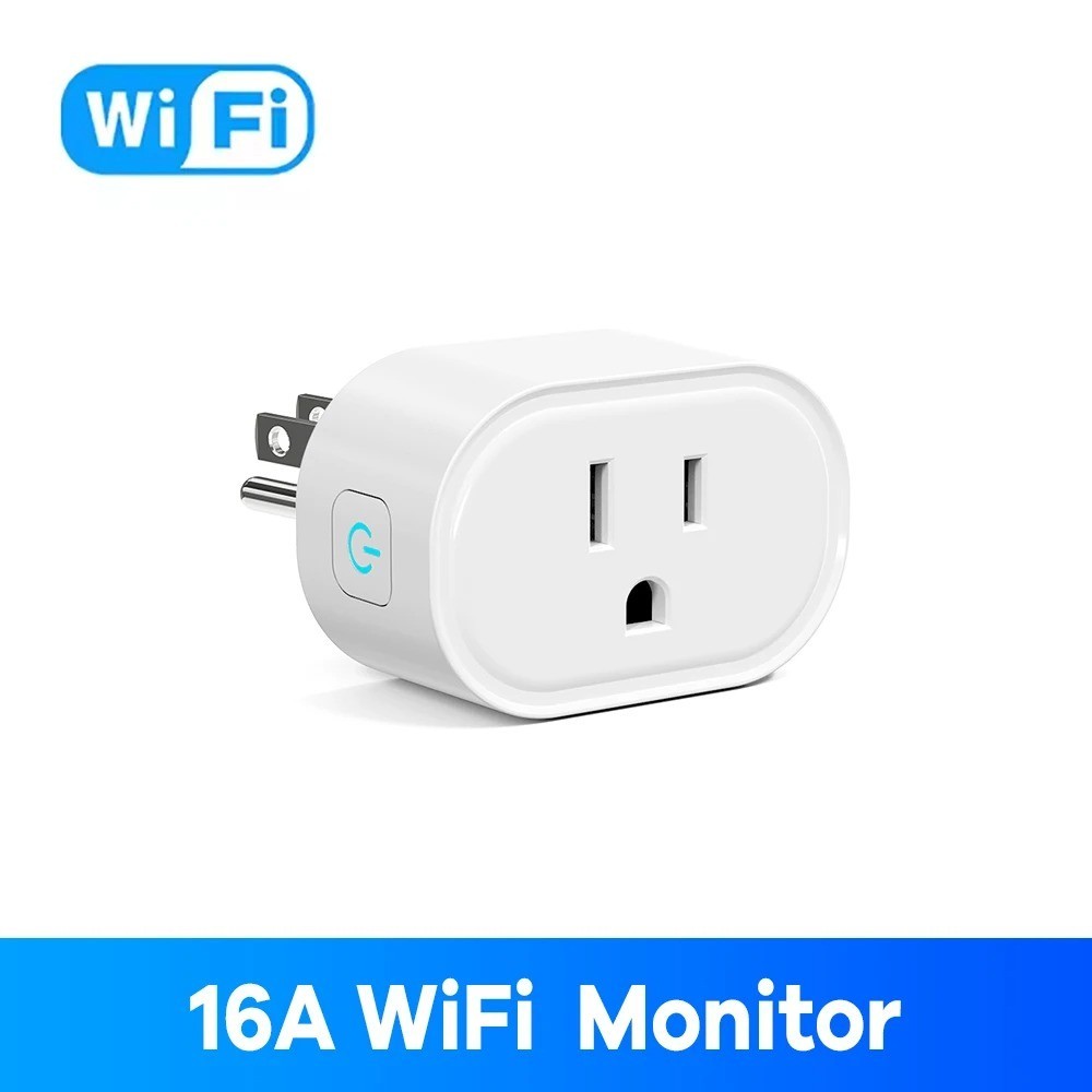 WiFi Smart Plug US Outlet 16A 16A Alexa Google Assistant App Remote Timer Contro