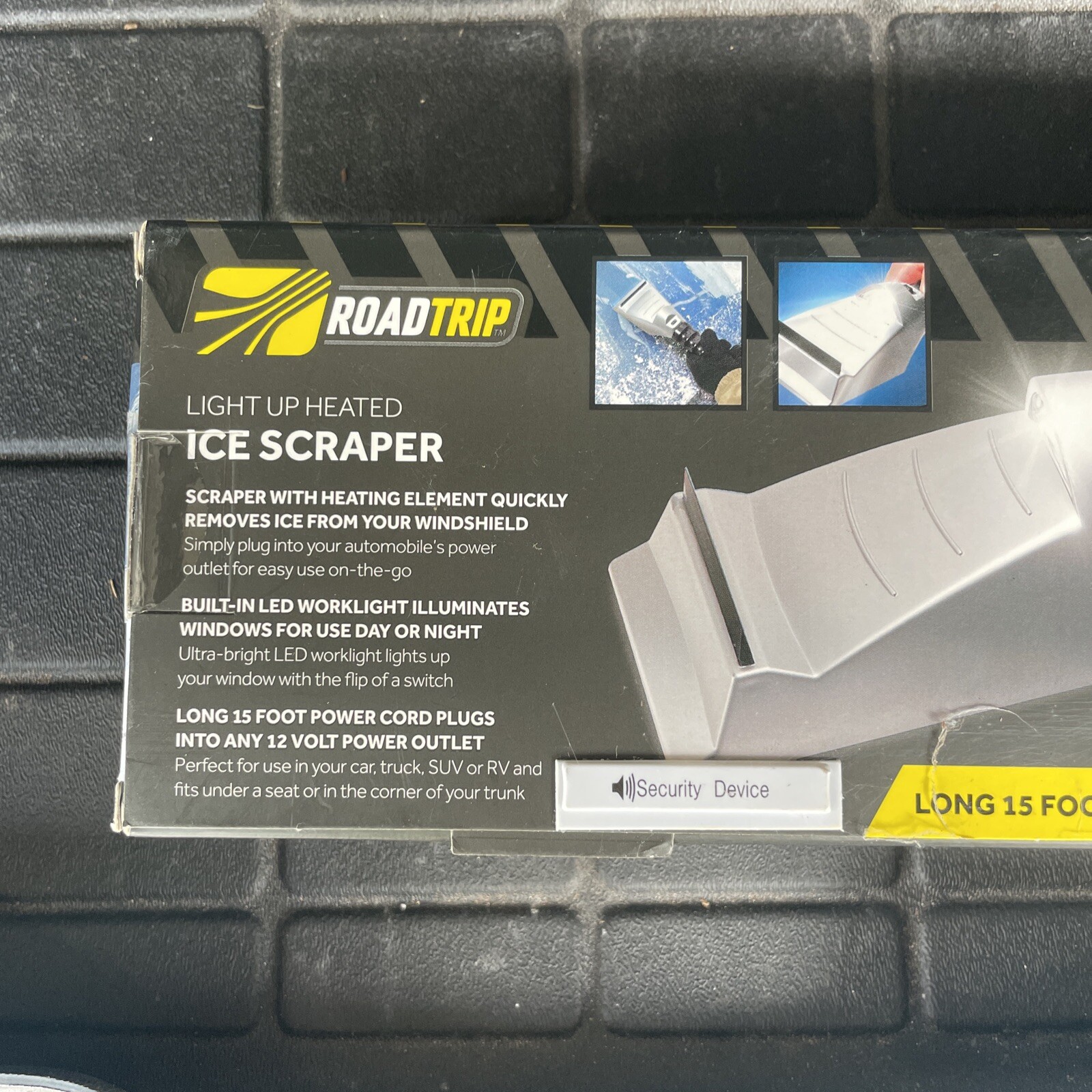 NEW Light up heated ice scraper. Road trip brand