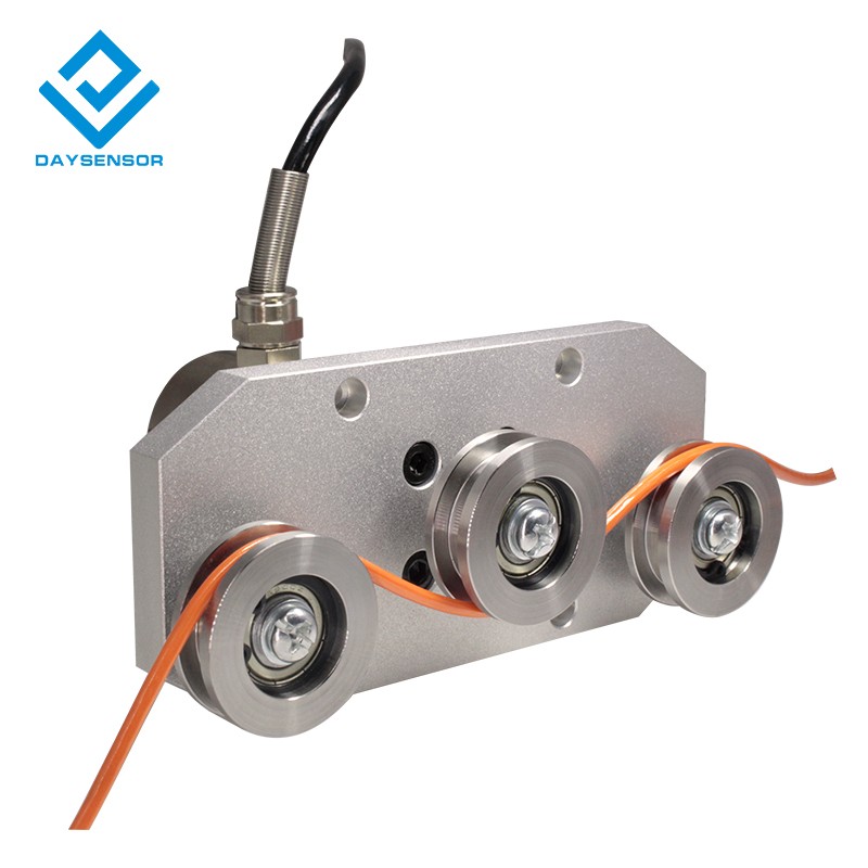 DAYSENSOR Tension Sensor for Wire Rope 220lb Three Pulley Load Cell Force Sensor