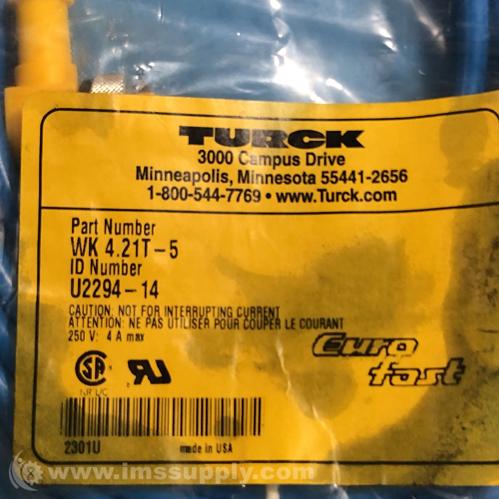 Turck wk4.21t-5 FNFP