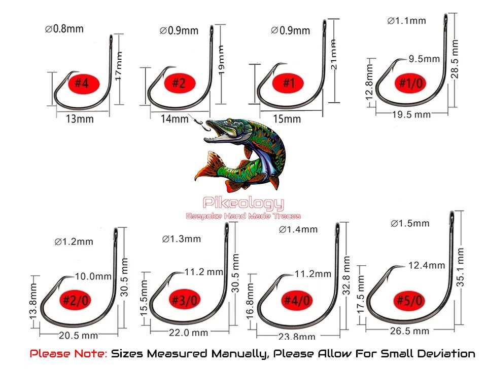 PIKE FISHING - FLOAT STARTER KIT - ALL YOU NEED - RED CIRCLE HOOK TRACE SET