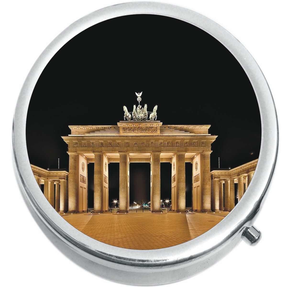 Brandenburg Gate Germany Medicine Vitamin Pill Box
