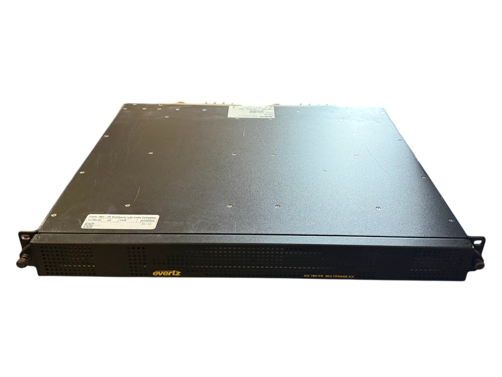 Evertz 7801-FR Multiframe with Audio Embedded