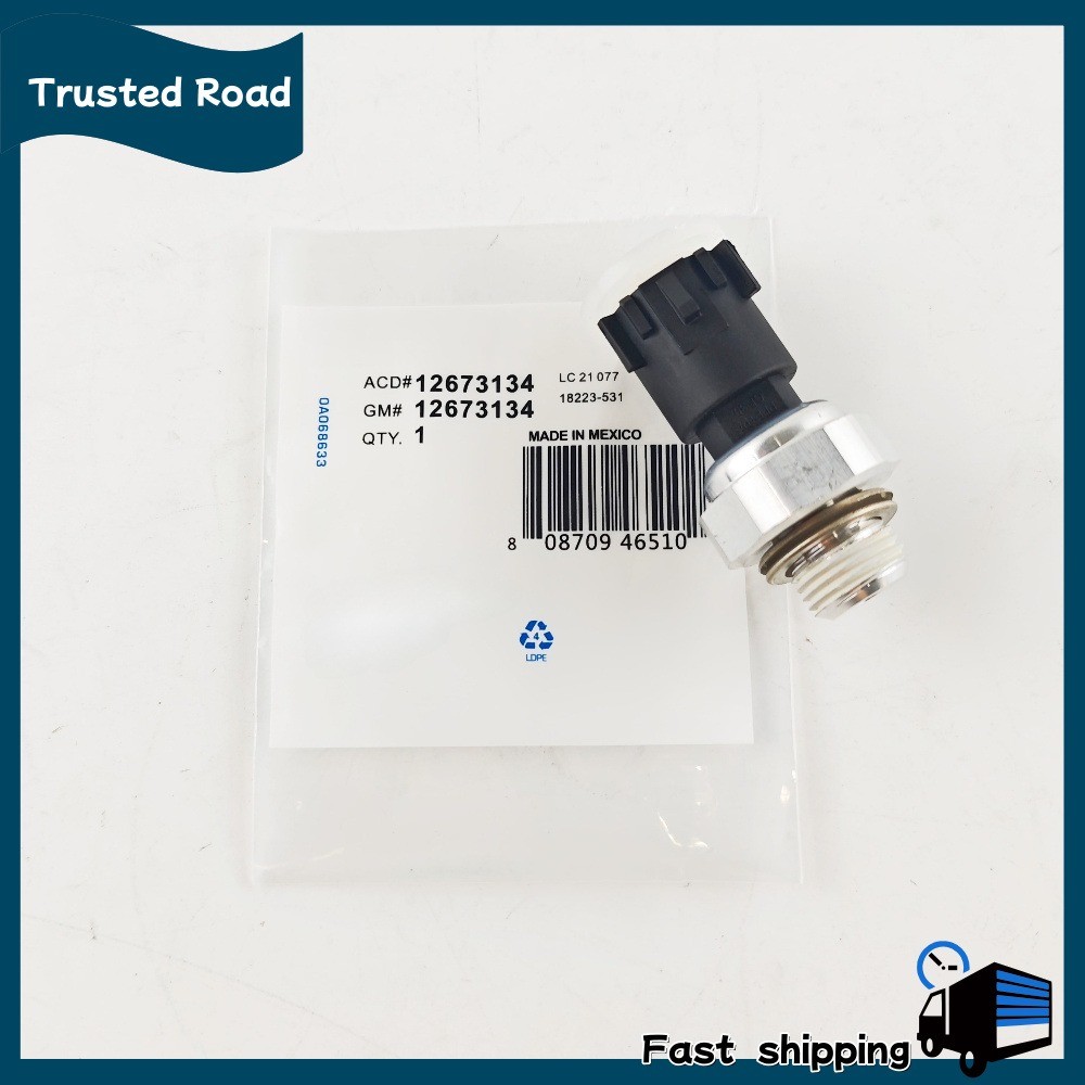NEW OEM Engine Oil Pressure Sending Unit Sensor Switch 2009-2019 GM 12673134 US
