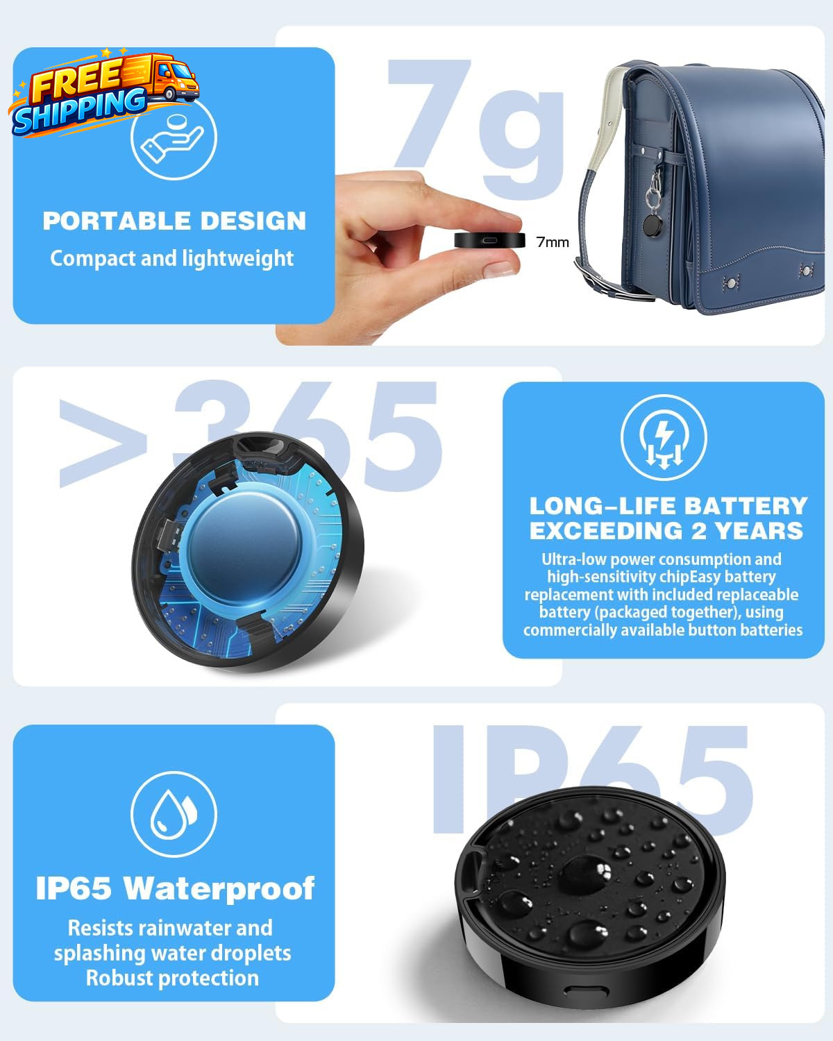 Air Tags for Android Air Tags4 Pack Android Android Tracker Tags 2 Year Battery