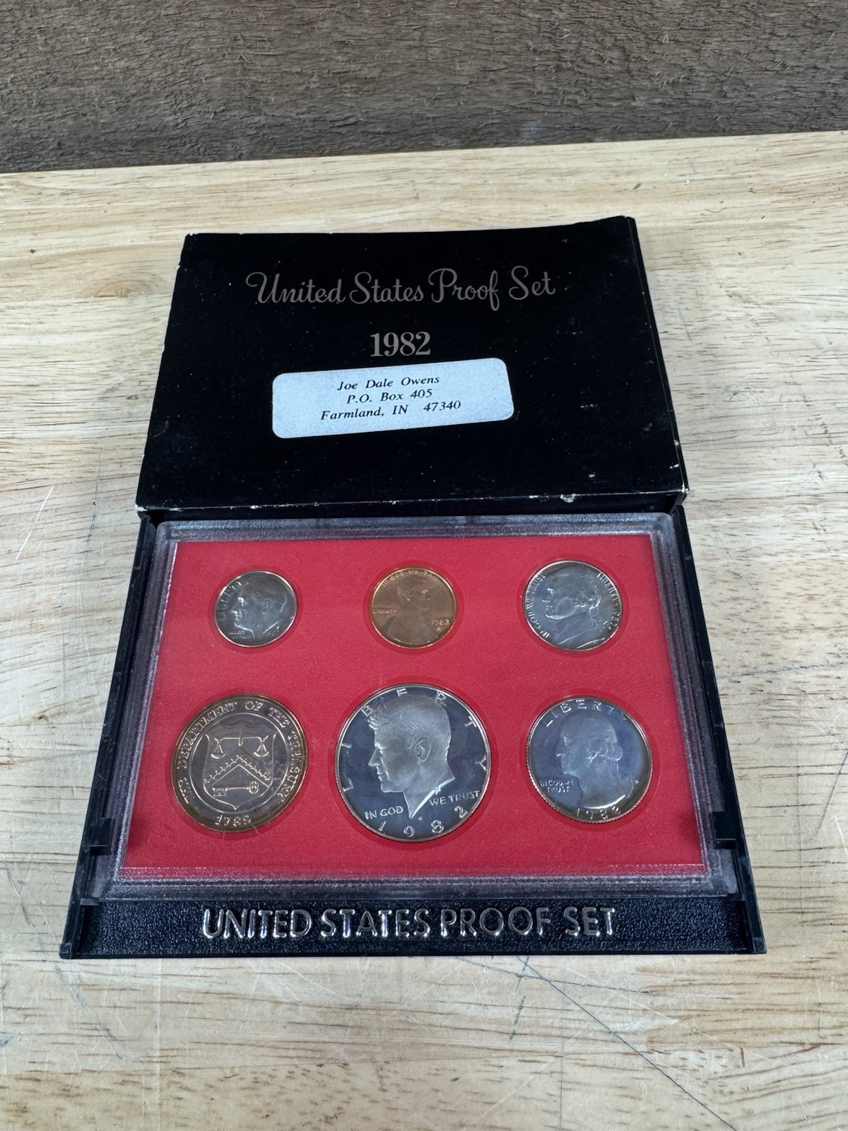 Vintage 1982 United States Proof Set