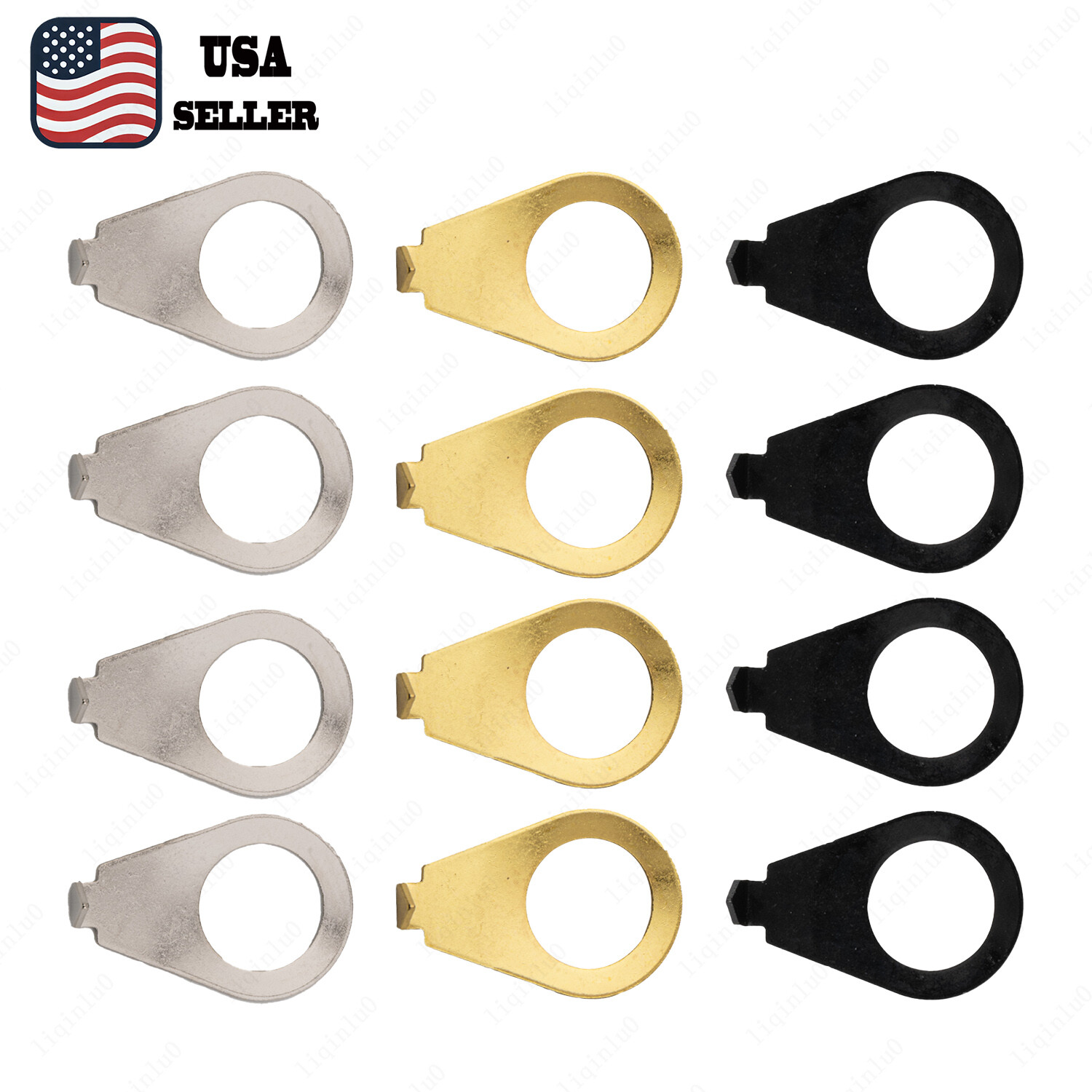 4x Guitar Knob Potentiometer Pointer Plate Position Indicator For Les Paul SG