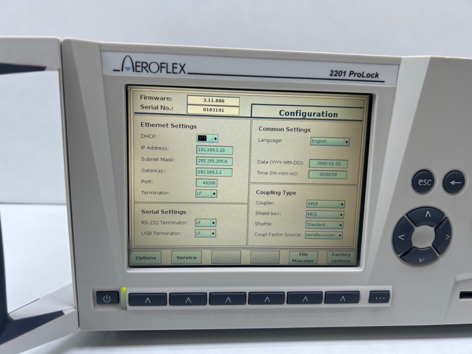AEROFLEX 2201 ProLock 3G test set