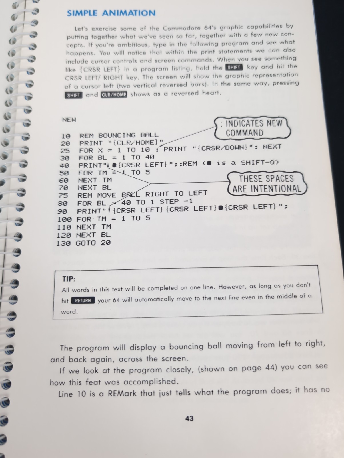 Commodore 64 Computer User's Guide 1st Edition 5th Printing Yr. 1983
