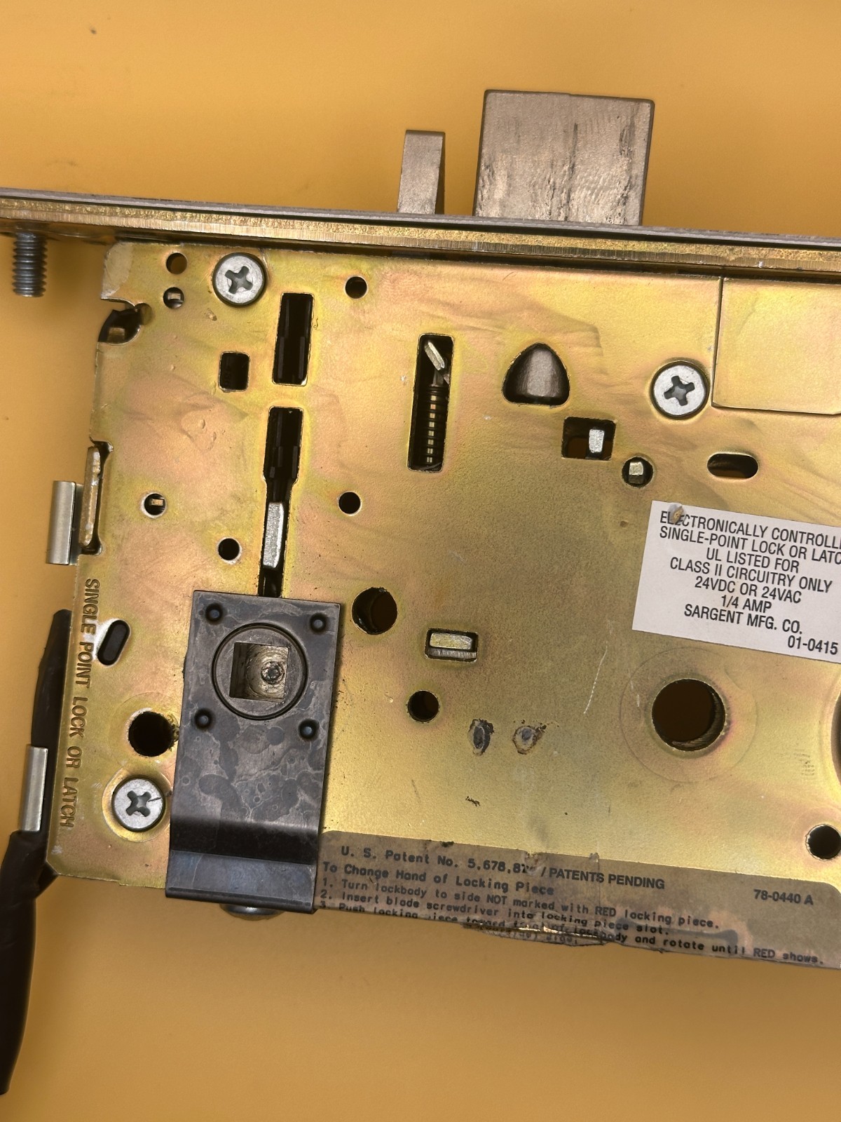 SARGENT 8200 Series Mortise Lock with handles