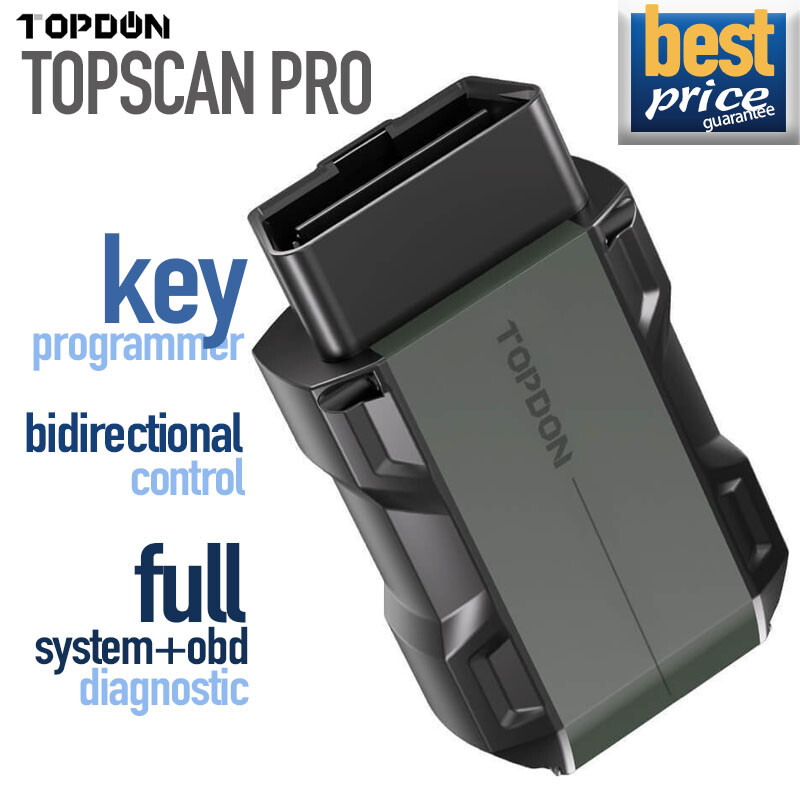 2024new! TOPDON TopScan PRO+ Wireless Key Fob Programming Immobilizer Diagnostic