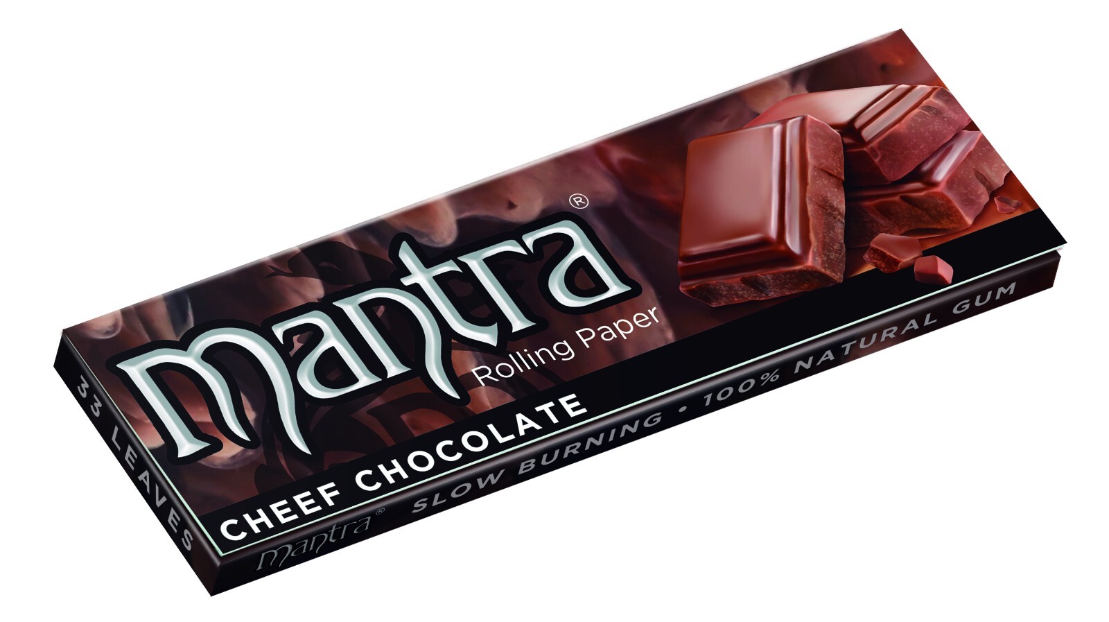 Mantra Cigarette Papers - Chocolate Flavored Papers, 1 Booklet / 33 Leaves